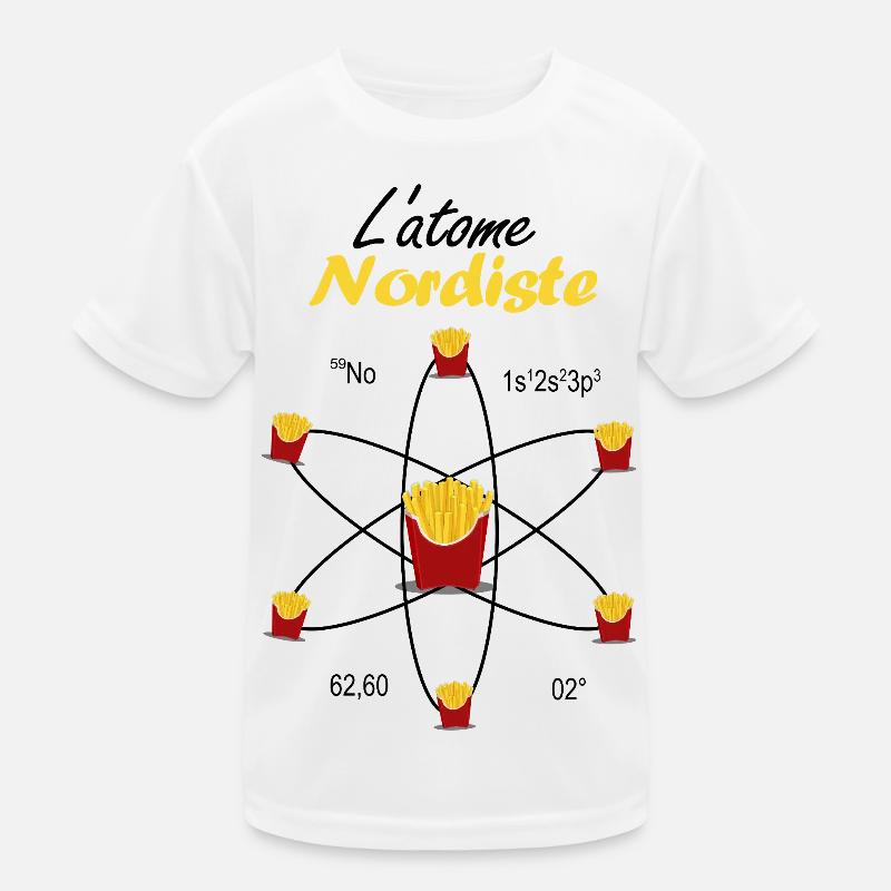 Northern Atom Gift Ch'ti Science Pride Emblem Kids Functional T-Shirt