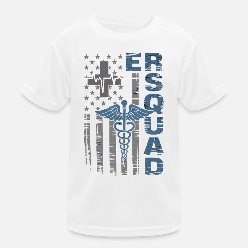 Caduceus Emergency Crest Kids Functional T-Shirt