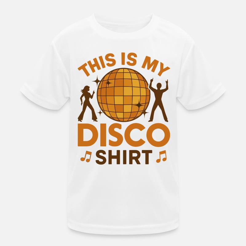 Disco 70s 80s Disco Party Outfit Discotheque Kids Functional T-Shirt