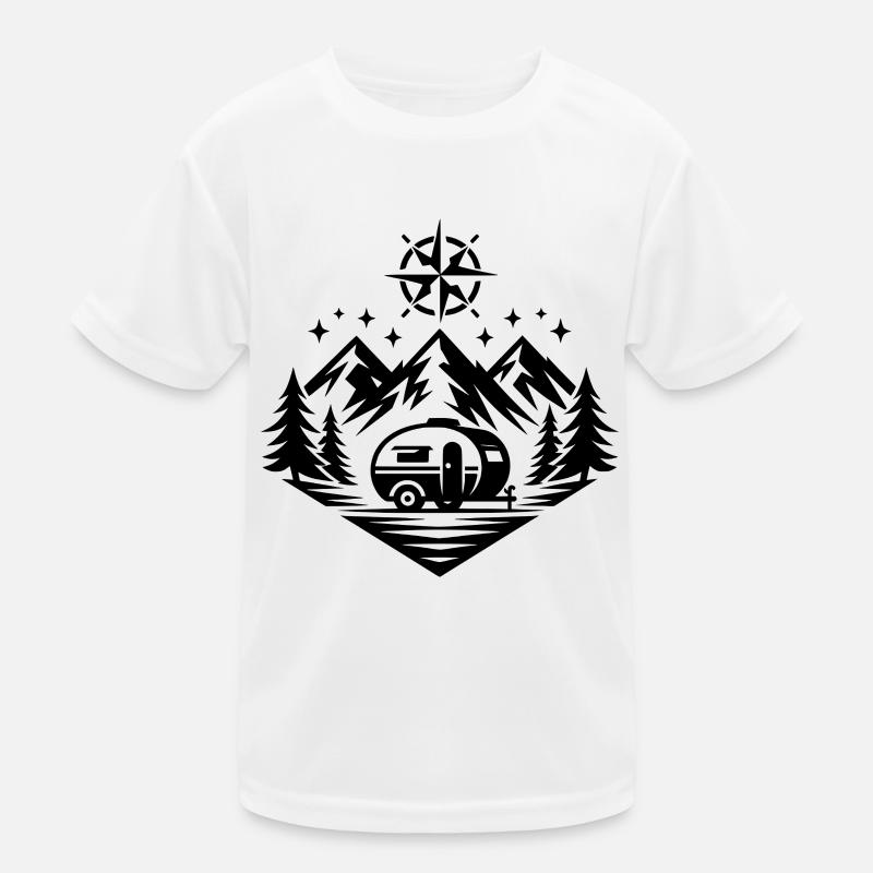 Camping Kids Functional T-Shirt