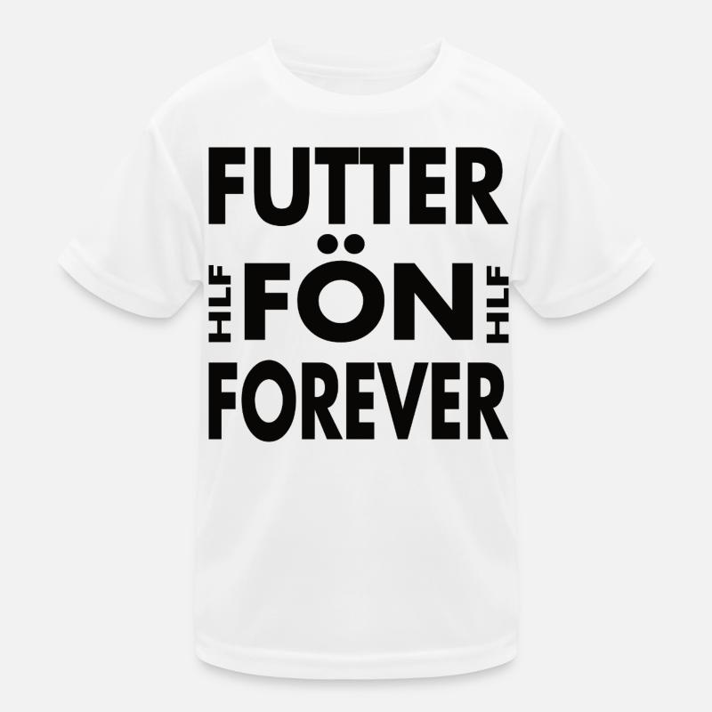 Futterfön - Heißluftfritteuse Für immer Kinder Funktions-T-Shirt