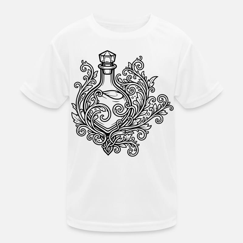 Elixir vial and flowers Kids Functional T-Shirt