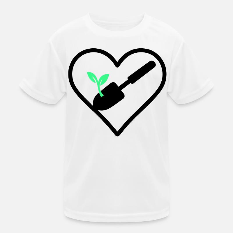 Cœur du jardinage – Passion verte T-shirt sport Enfant