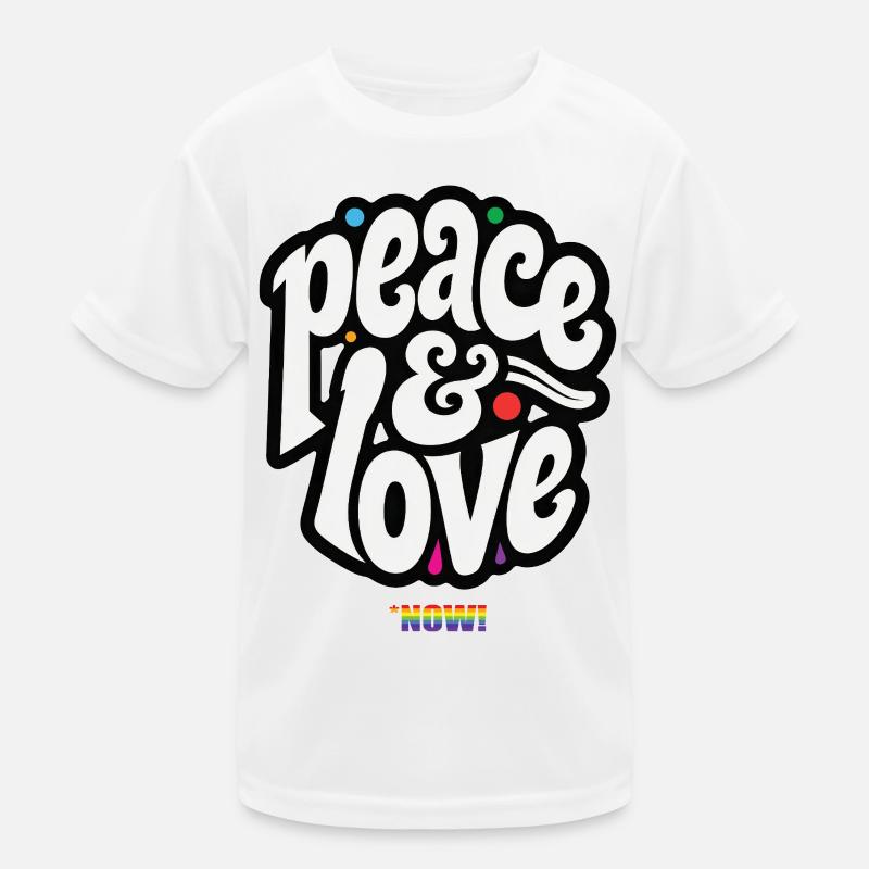 FRIEDENSLIEBE #5 – lass uns reden. Kinder Funktions-T-Shirt