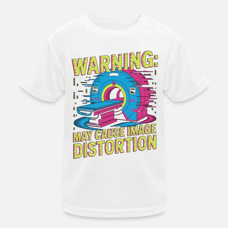 Avertissement d’un technicien IRM : Peut provoquer une radiologie d’image T-shirt sport Enfant
