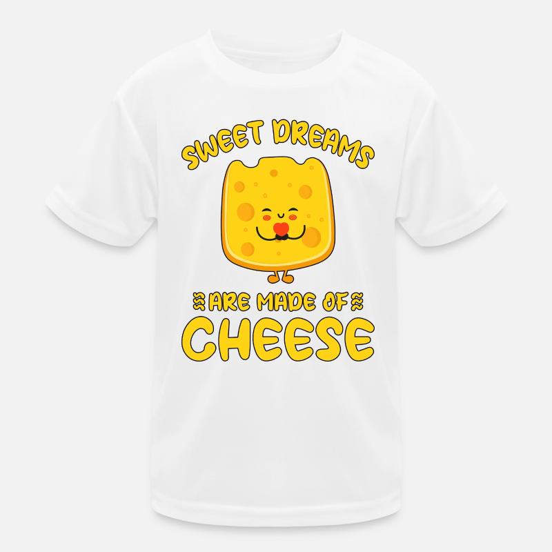 Les beaux rêves sont faits d’amour au fromage T-shirt sport Enfant