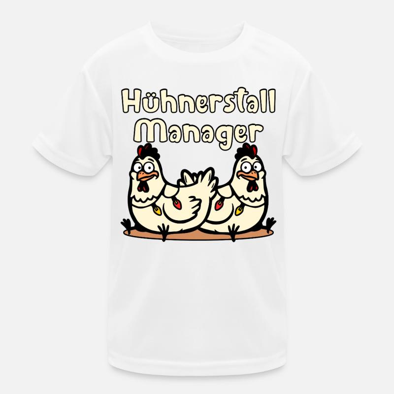 Responsable du poulailler de Noël T-shirt sport Enfant
