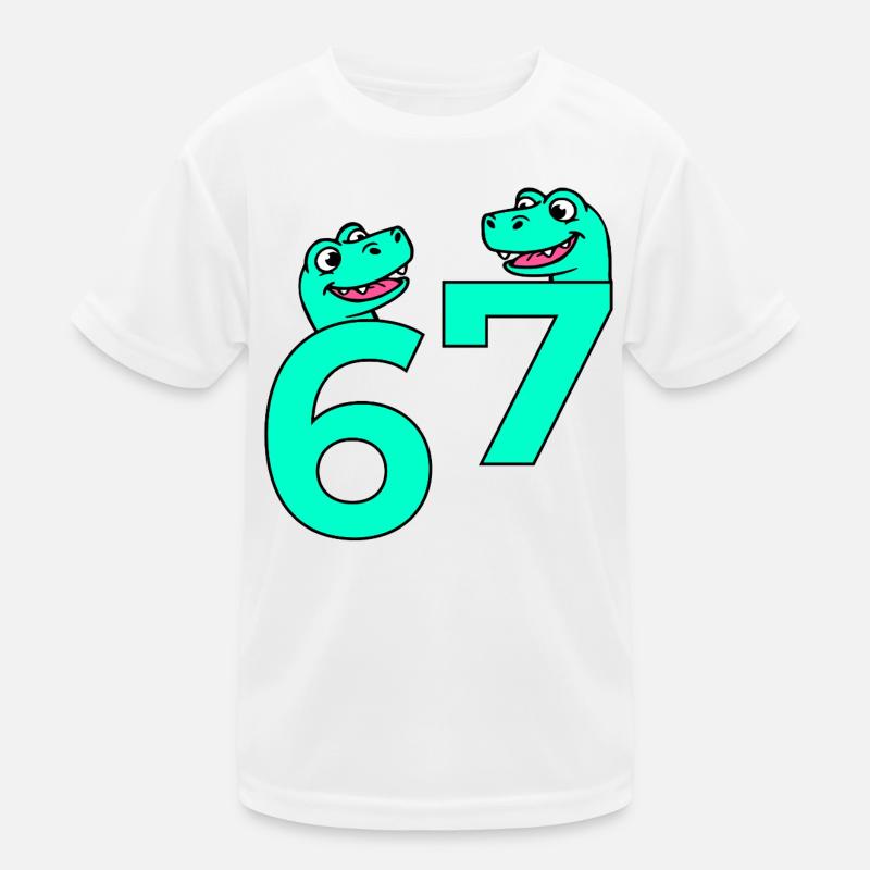 Chiffres Sept Six 67 Animaux T-shirt sport Enfant