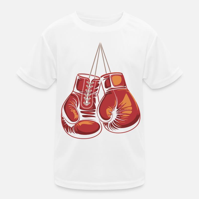 Rote Boxhandschuhe Illustration Kinder Funktions-T-Shirt