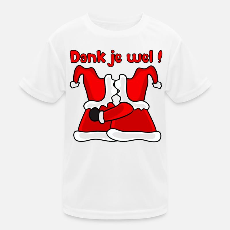 Merci Père Noël T-shirt sport Enfant