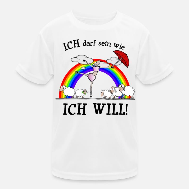 Je peux être comme je veux - différemment T-shirt sport Enfant