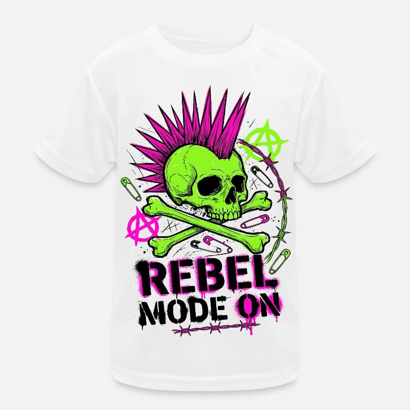 Rebel Mode On Kinder Funktions-T-Shirt