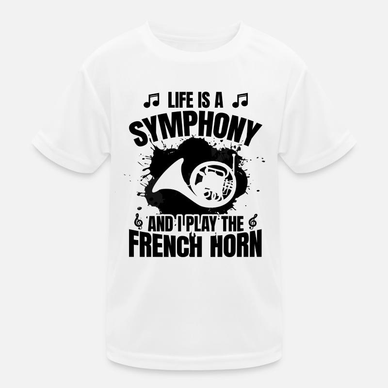 Waldhornist Spruch Kinder Funktions-T-Shirt
