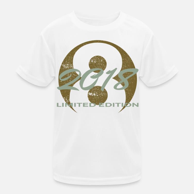 8. Geburtstag 2018 Jungen und Mädchen Geschenk Kinder Funktions-T-Shirt