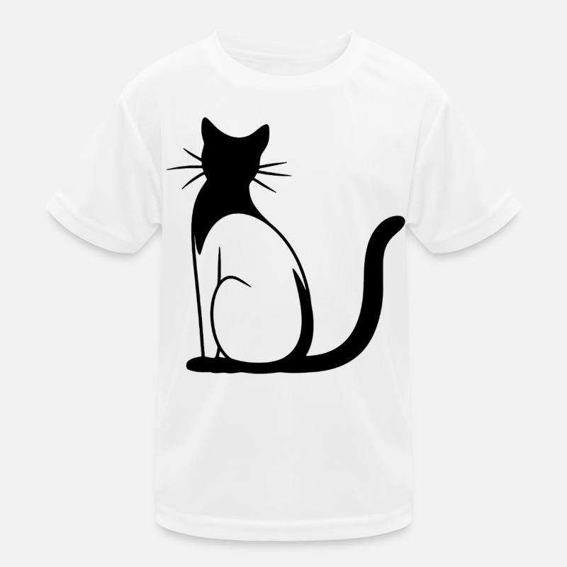 Dessin de chat T-shirt sport Enfant