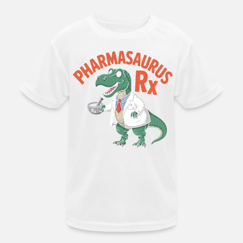 PharmaSaurus RX Doktoralligator Kinder Funktions-T-Shirt