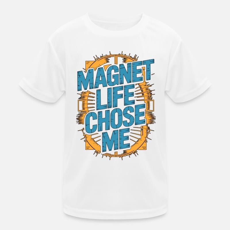 MRI Tech Magnet Life Chose Me Radiologist Rad Tech Kinder Funktions-T-Shirt