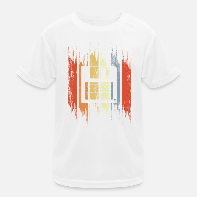 Retro Diskette Kinder Funktions-T-Shirt