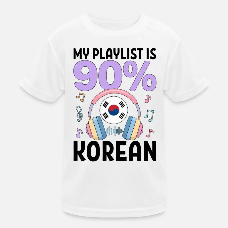 Ma playlist est à 90 % coréenne T-shirt sport Enfant