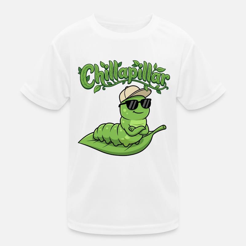 Chillapillar – Coole Raupe Chill Kinder Funktions-T-Shirt