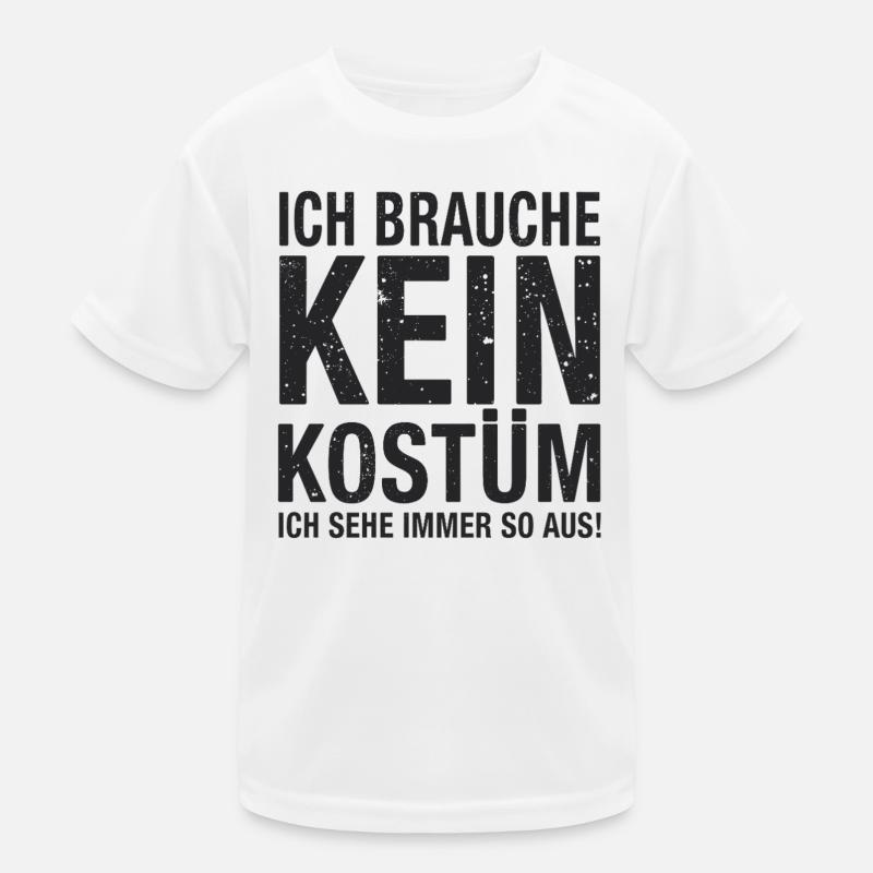 Costume de carnaval T-shirt sport Enfant