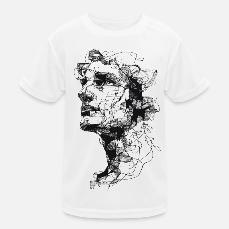 Shadow Braid Silhouette Kids Functional T-Shirt