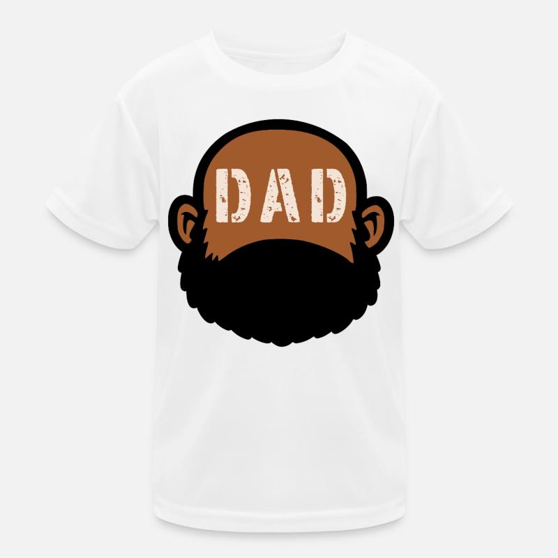 DAD BEARD Kinder Funktions-T-Shirt