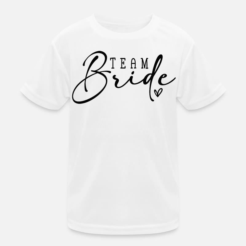 Team Bride Kids Functional T-Shirt