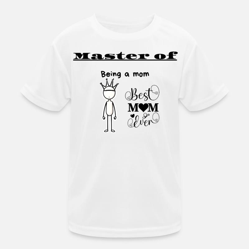 Master of Being a mom Kids Functional T-Shirt