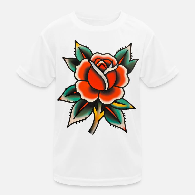 Rose Tatouée Classique T-shirt sport Enfant