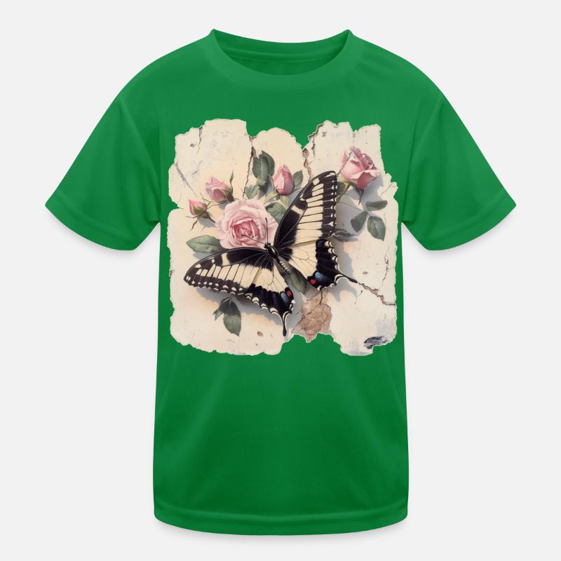 Schmetterling Kinder Funktions-T-Shirt