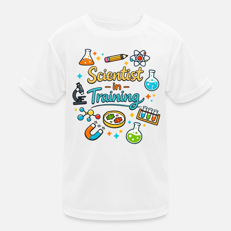 Junger Wissenschaftler in Ausbildung Kinder Funktions-T-Shirt