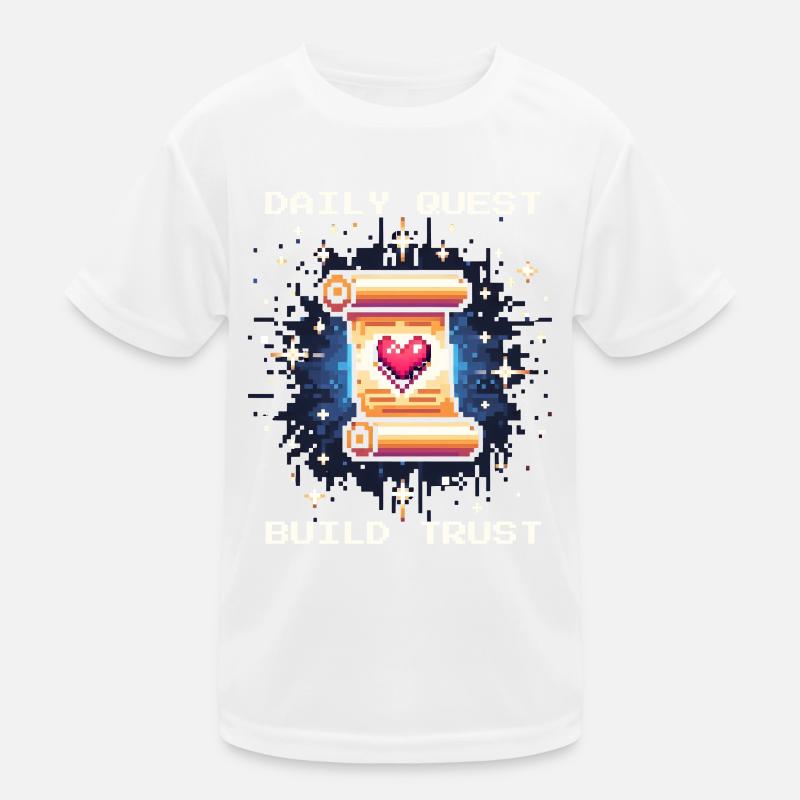 Daily Quest Trust | Relationship work Kids Functional T-Shirt