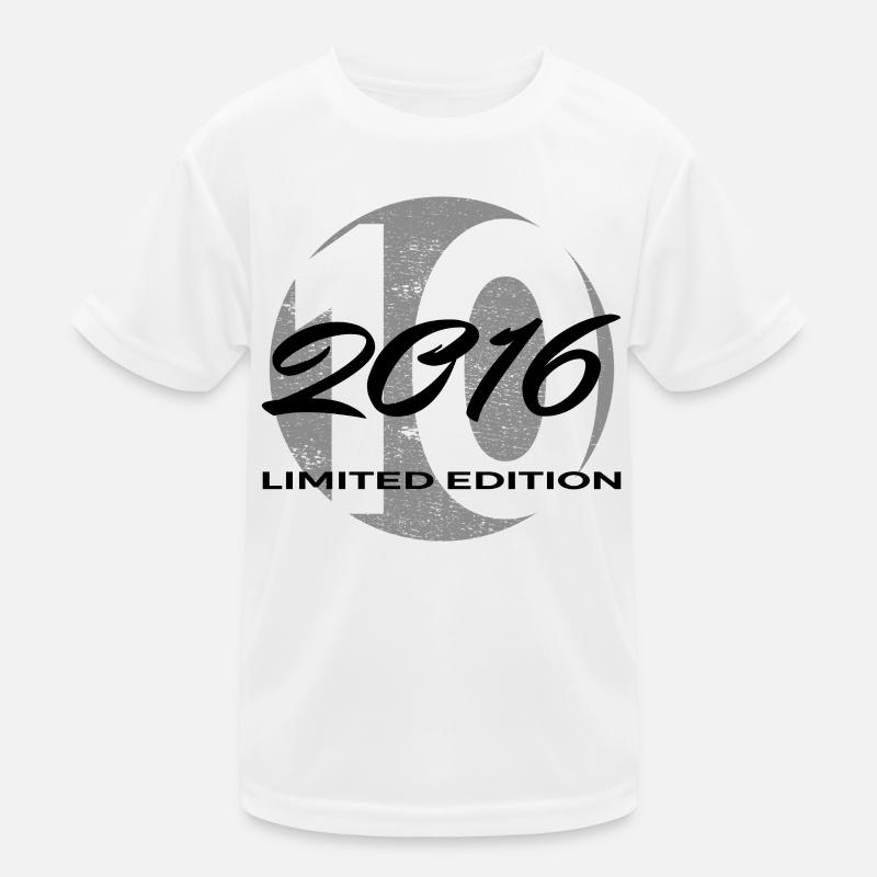 10e anniversaire 2016 cadeau garçons et filles T-shirt sport Enfant