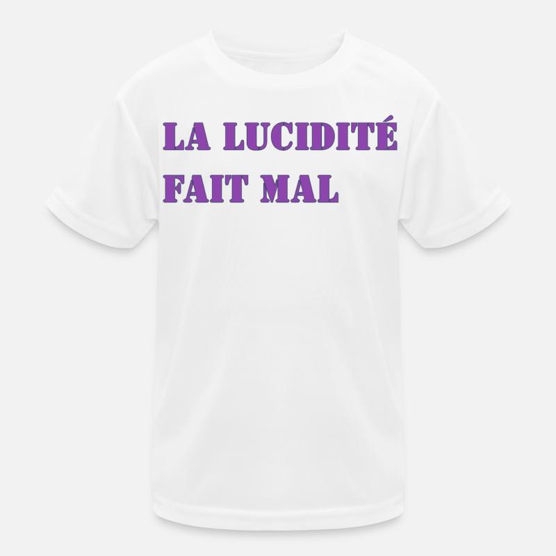 LA LUCIDITÉ FAIT MAL T-shirt sport Enfant