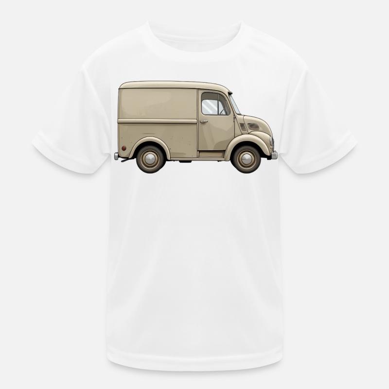 Charmant de camionnette vintage T-shirt sport Enfant