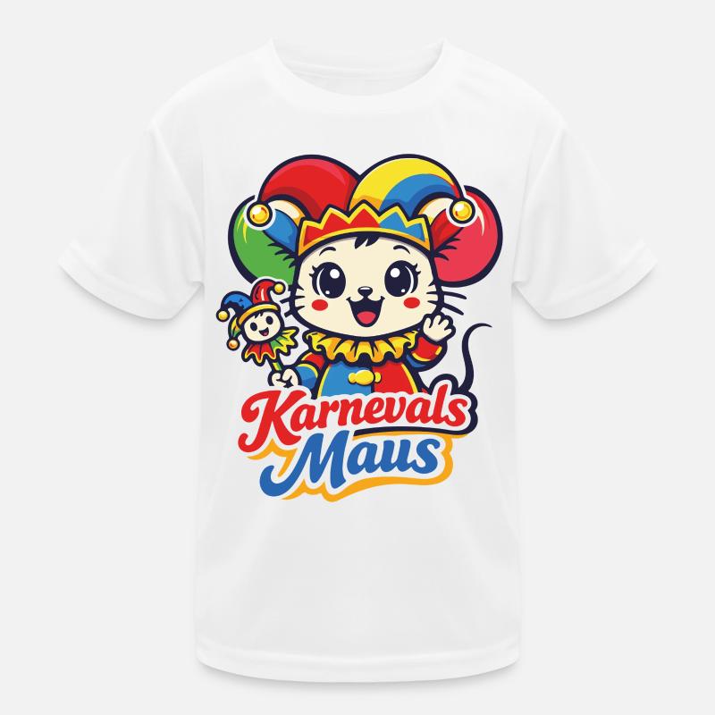 Carnival Mouse | Kawaii Costume Disguise Kids Functional T-Shirt