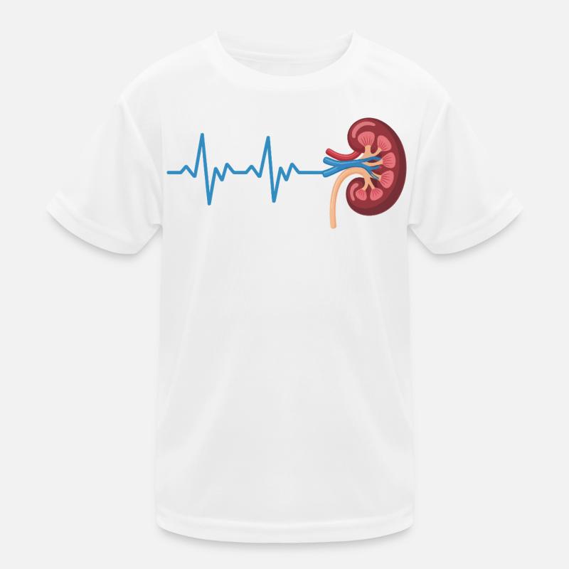 Kidney Rhythm Graph Kids Functional T-Shirt