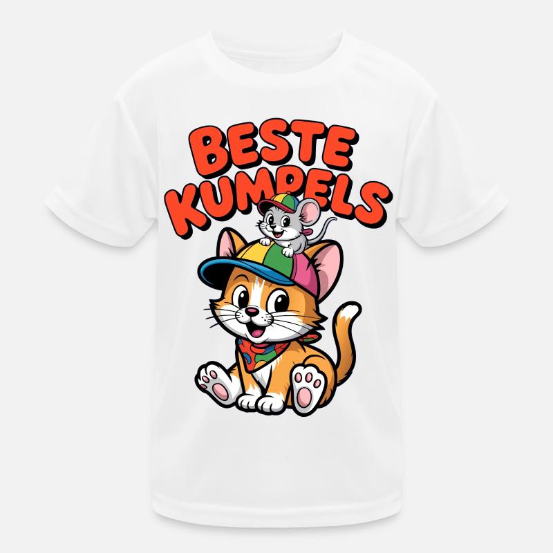 Amitié Chat-Souris des meilleurs potes T-shirt sport Enfant