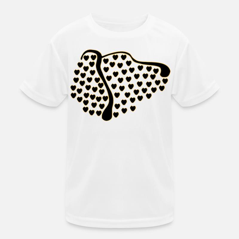 Hunde Liebe Herz Kinder Funktions-T-Shirt