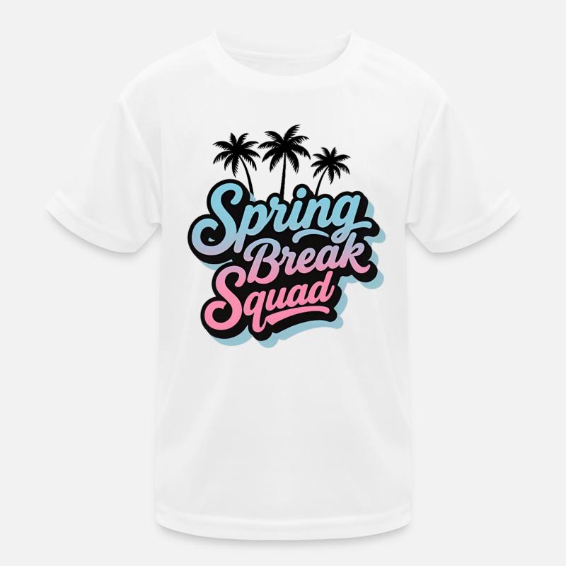 Fête de Noël Palm Trees Spring Break Squad Tropical T-shirt sport Enfant