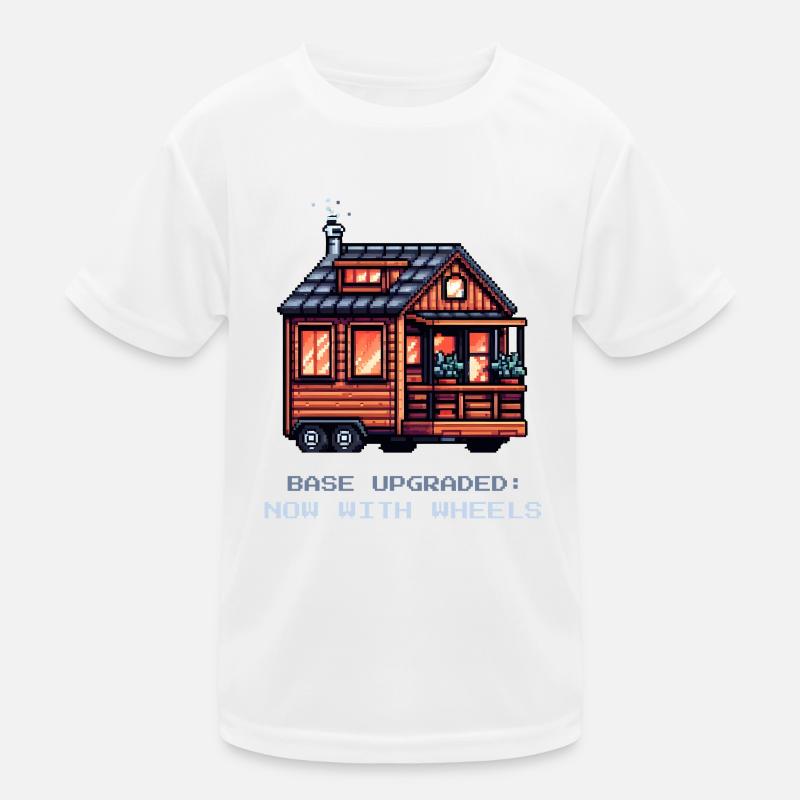 Amélioration de base sur roues | Tiny House T-shirt sport Enfant