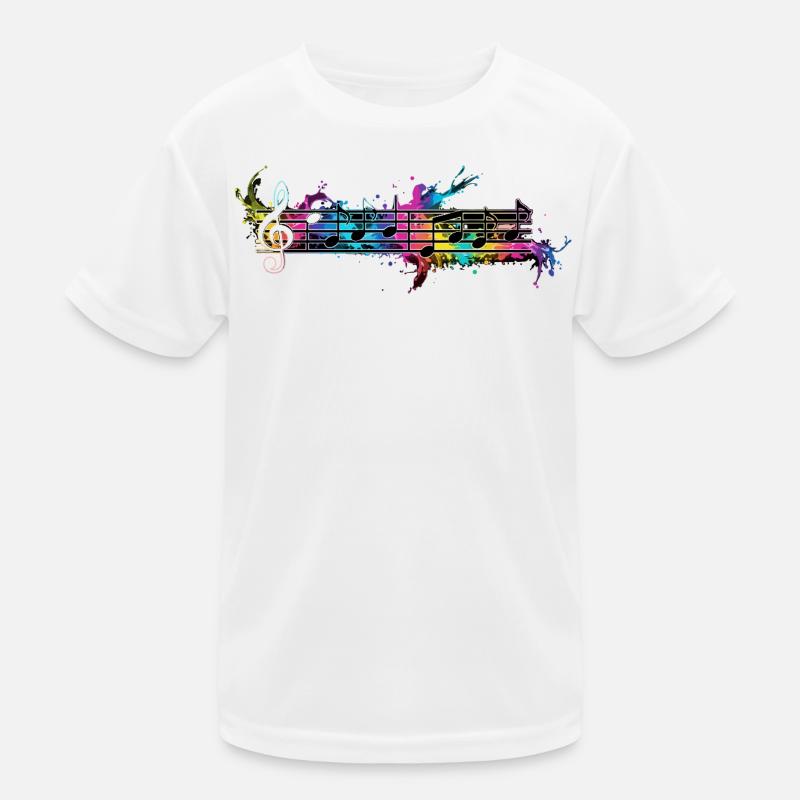 Notes colorées T-shirt sport Enfant