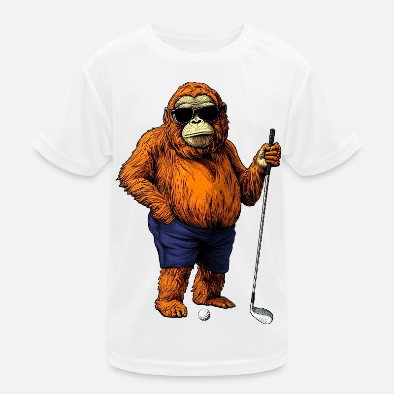 Golfeur singe T-shirt sport Enfant