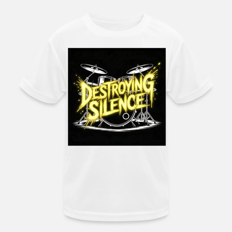 Schlagzeuger Drumset Design  Kinder Funktions-T-Shirt