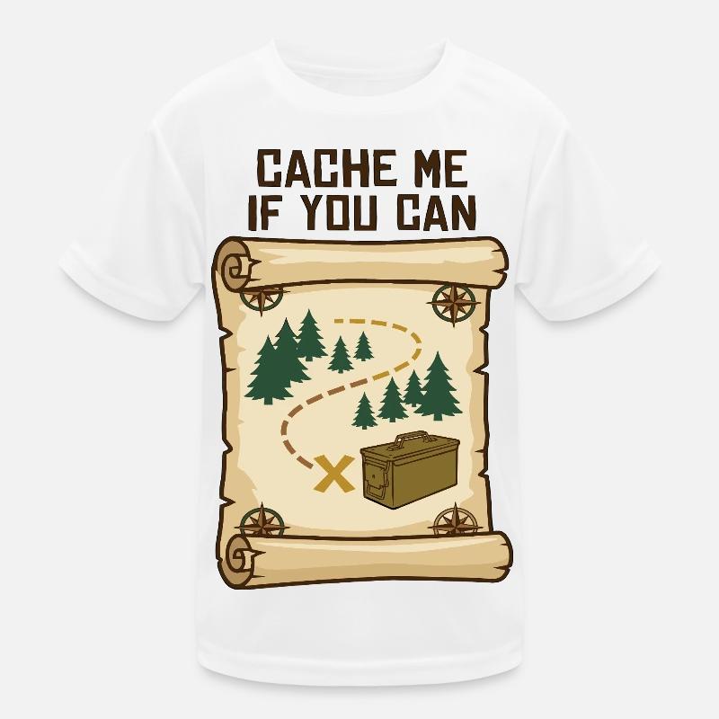 Geocaching Schatzsuche Kinder Funktions-T-Shirt