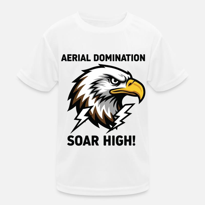 Aerial Domination Eagle Royal Force Kids Functional T-Shirt