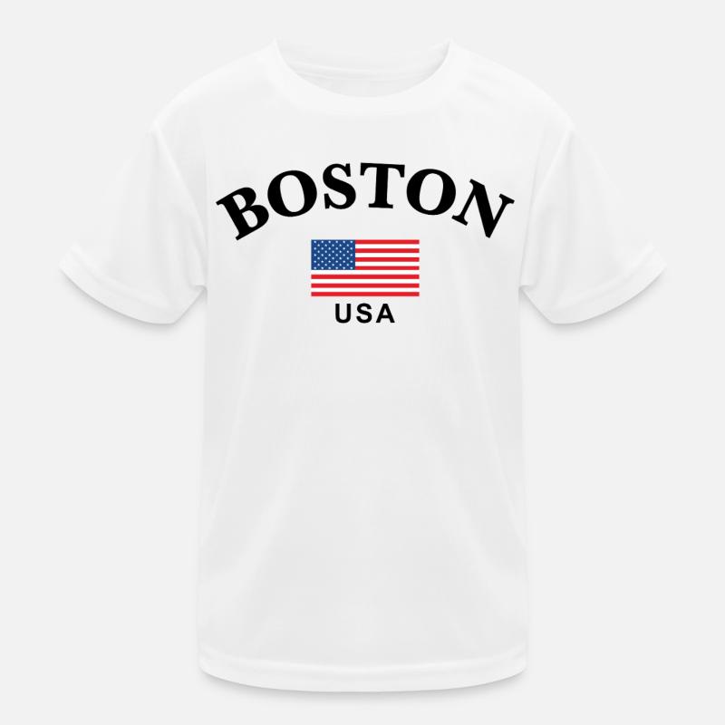 Boston, USA Kinder Funktions-T-Shirt