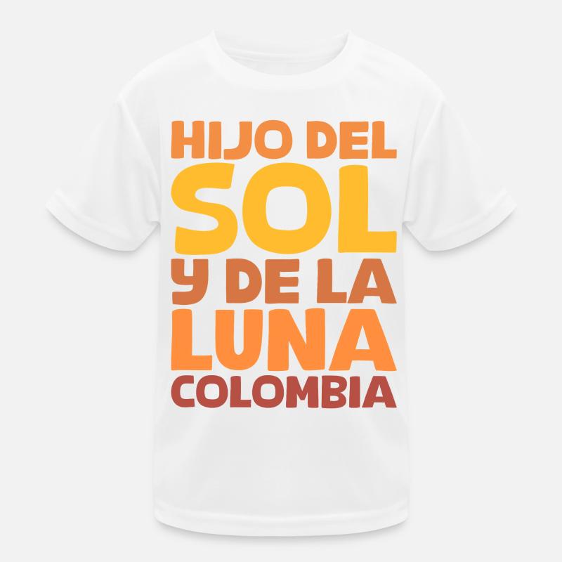Fils du Soleil et de la Lune Colombie T-shirt sport Enfant