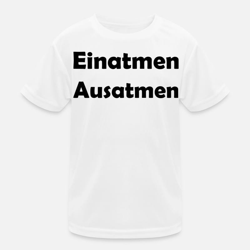 Inspire, expire T-shirt sport Enfant